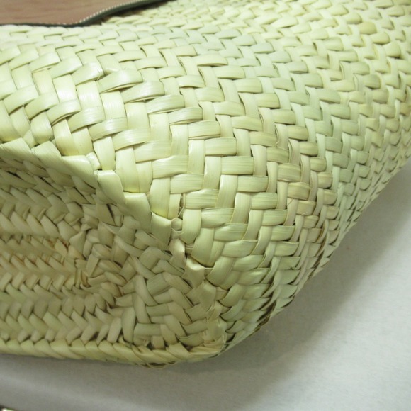 Loewe Calf Natural Bag Palm Basket Leaf Tan Brown Shoulder - Picture 6 of 9